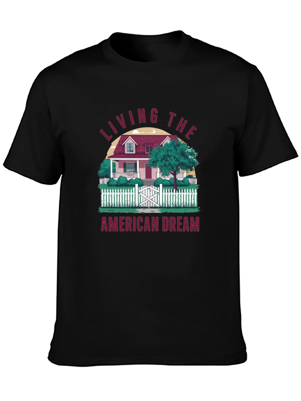 Living The American Dream Graphic T-Shirt