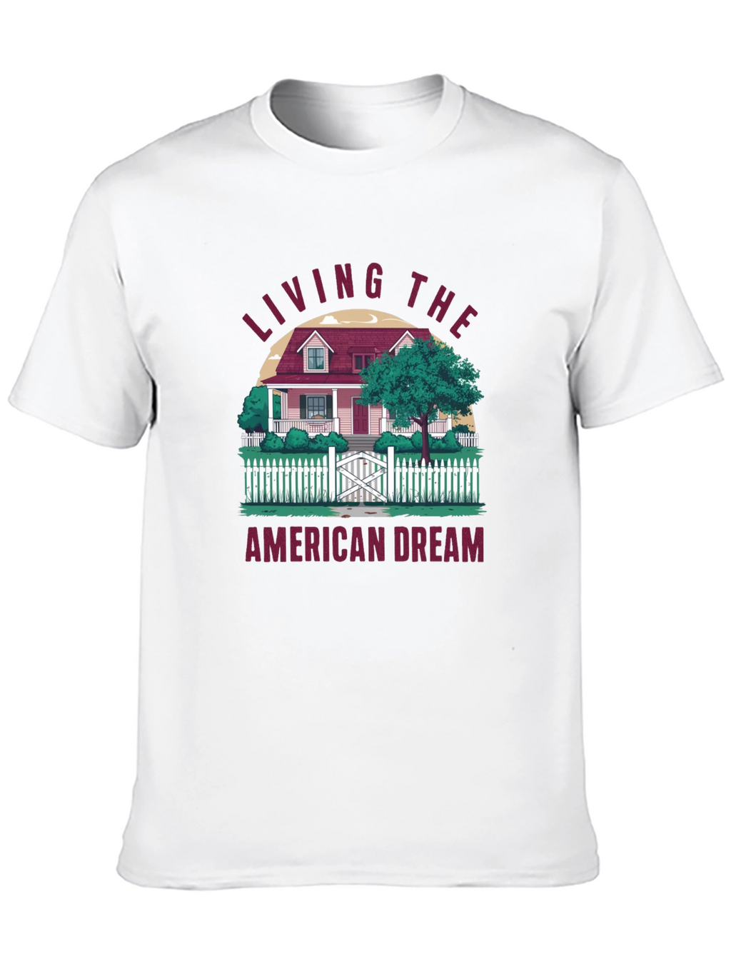 Living The American Dream Graphic T-Shirt