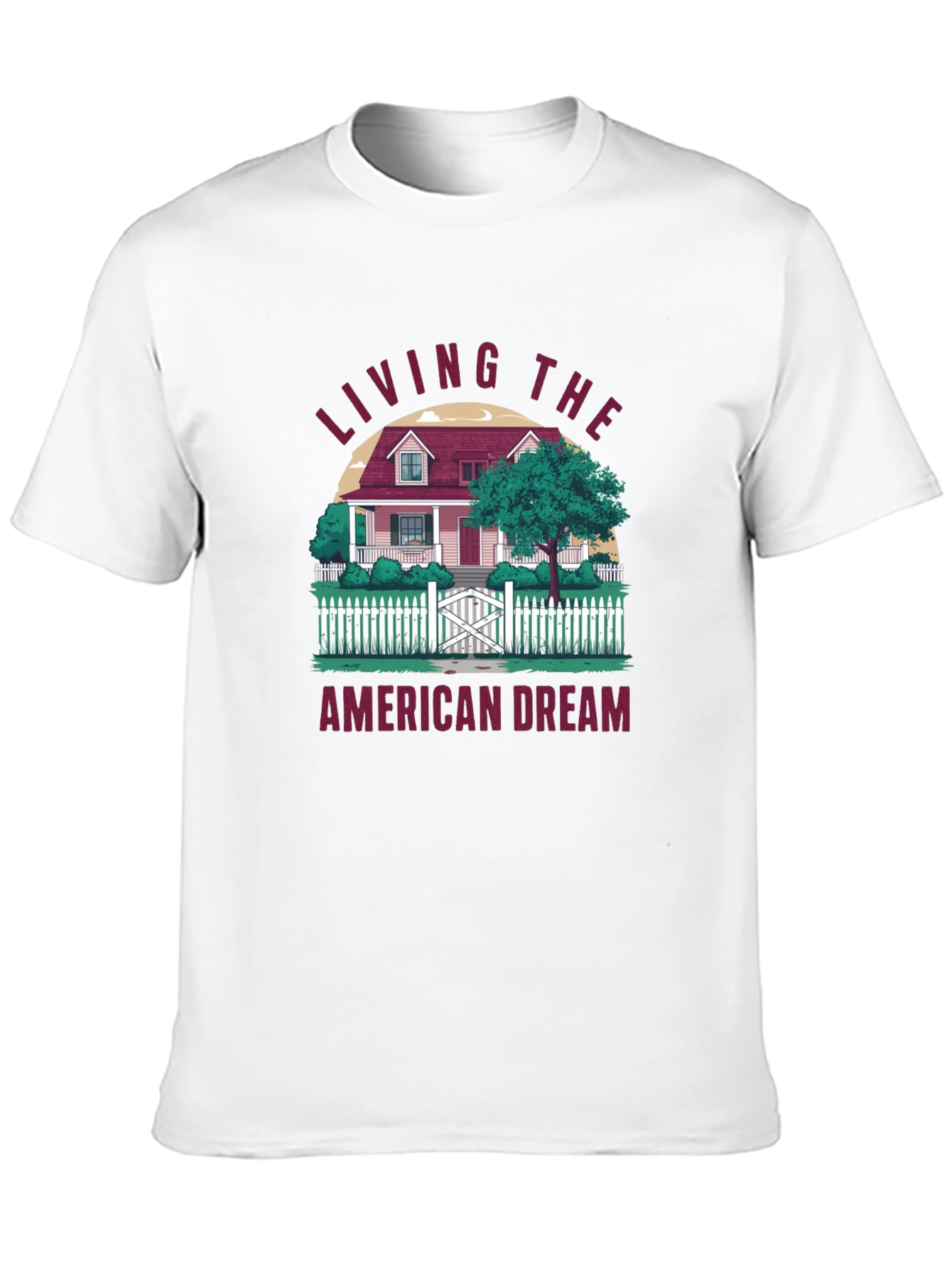 Living The American Dream Graphic T-Shirt