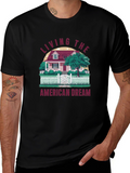Living The American Dream Graphic T-Shirt