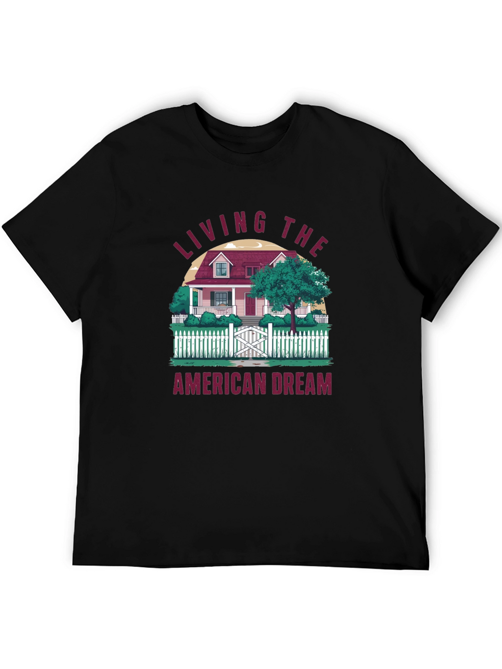 Living The American Dream Graphic T-Shirt