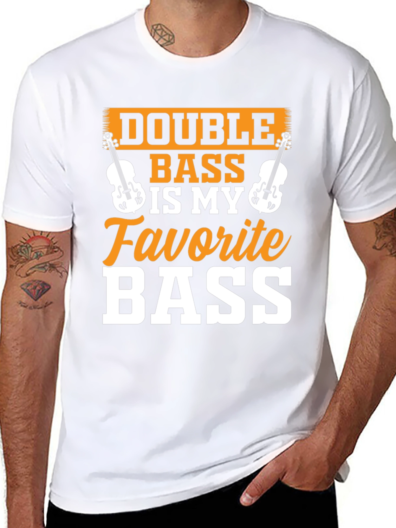Double Bass is My Favorite Bass T-Shirt