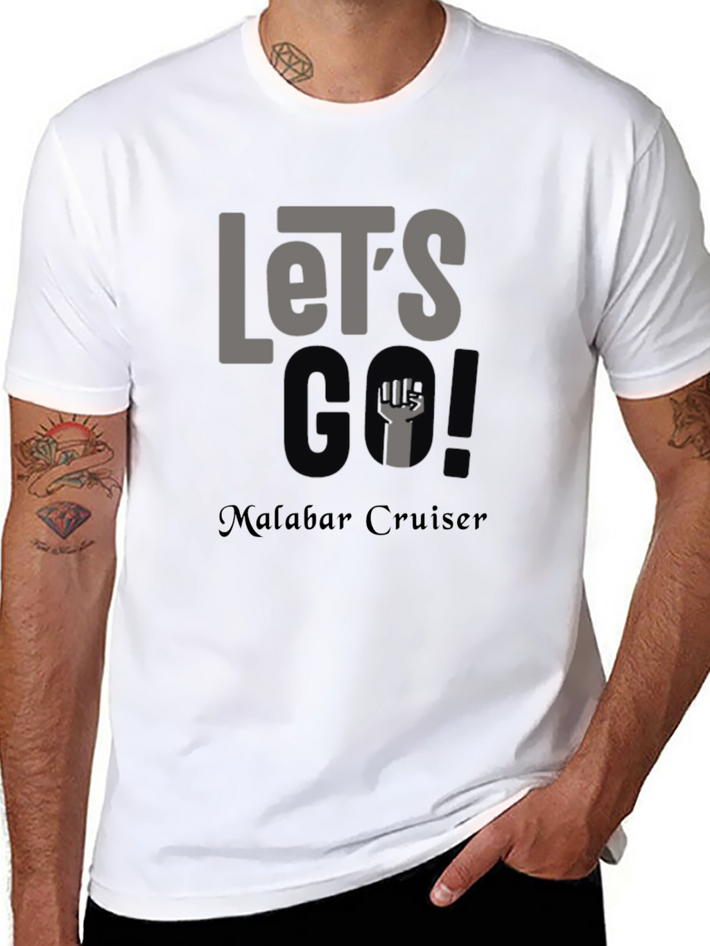 Lets Go Malabar Cruiser Black T-Shirt