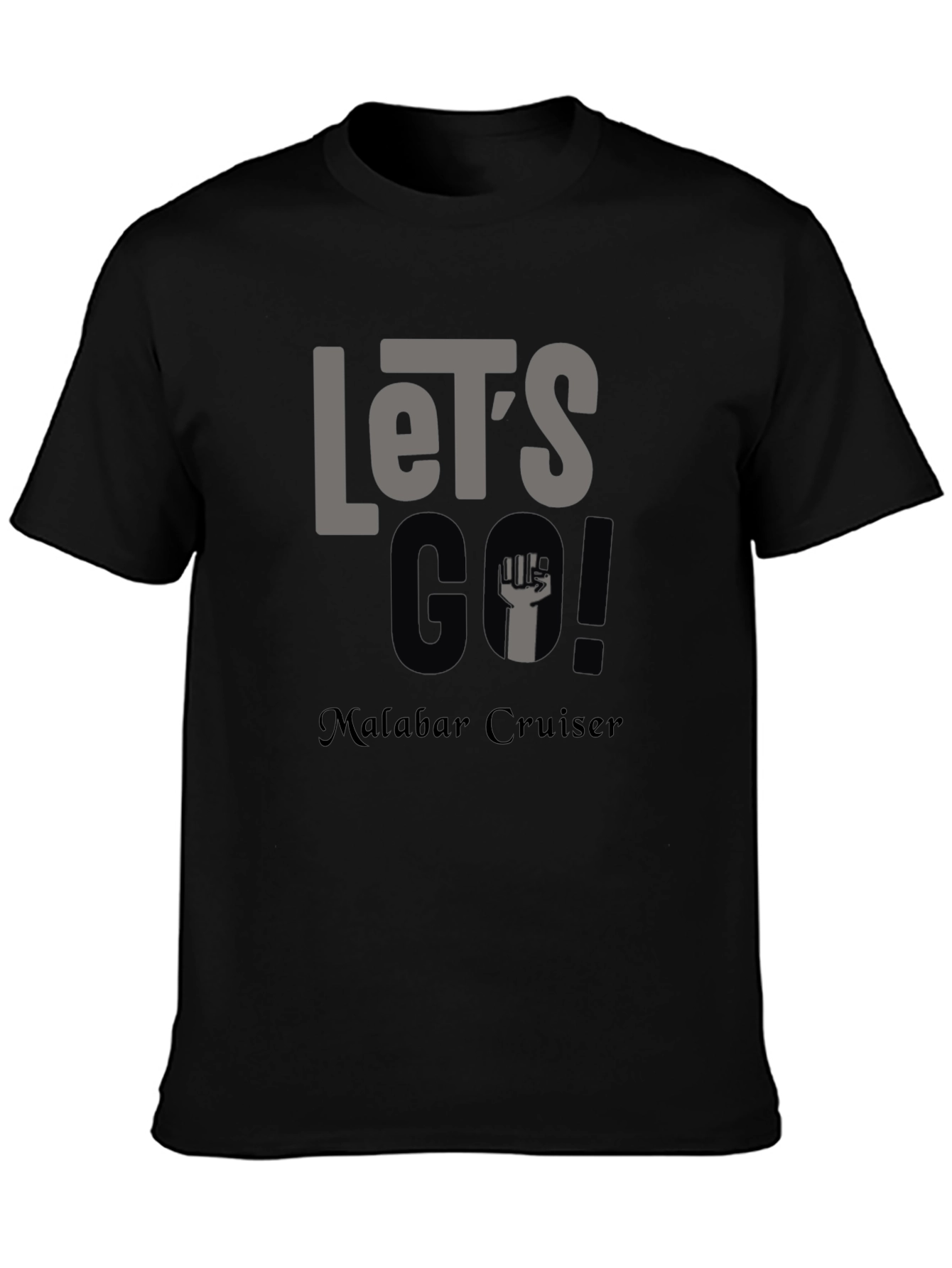 Lets Go Malabar Cruiser Black T-Shirt