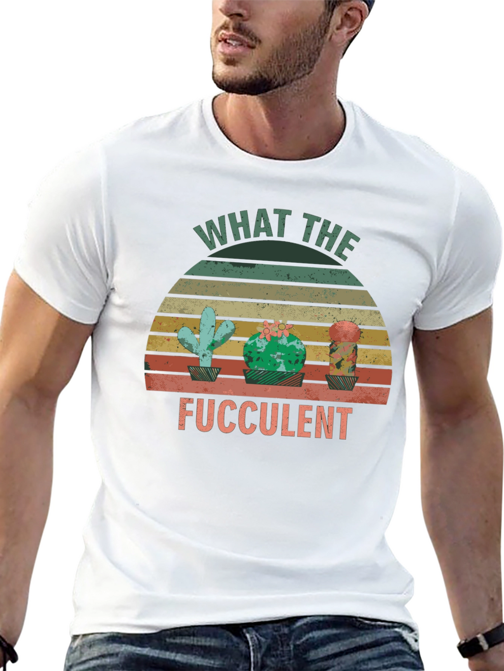 What the Fucculent Cactus T-Shirt