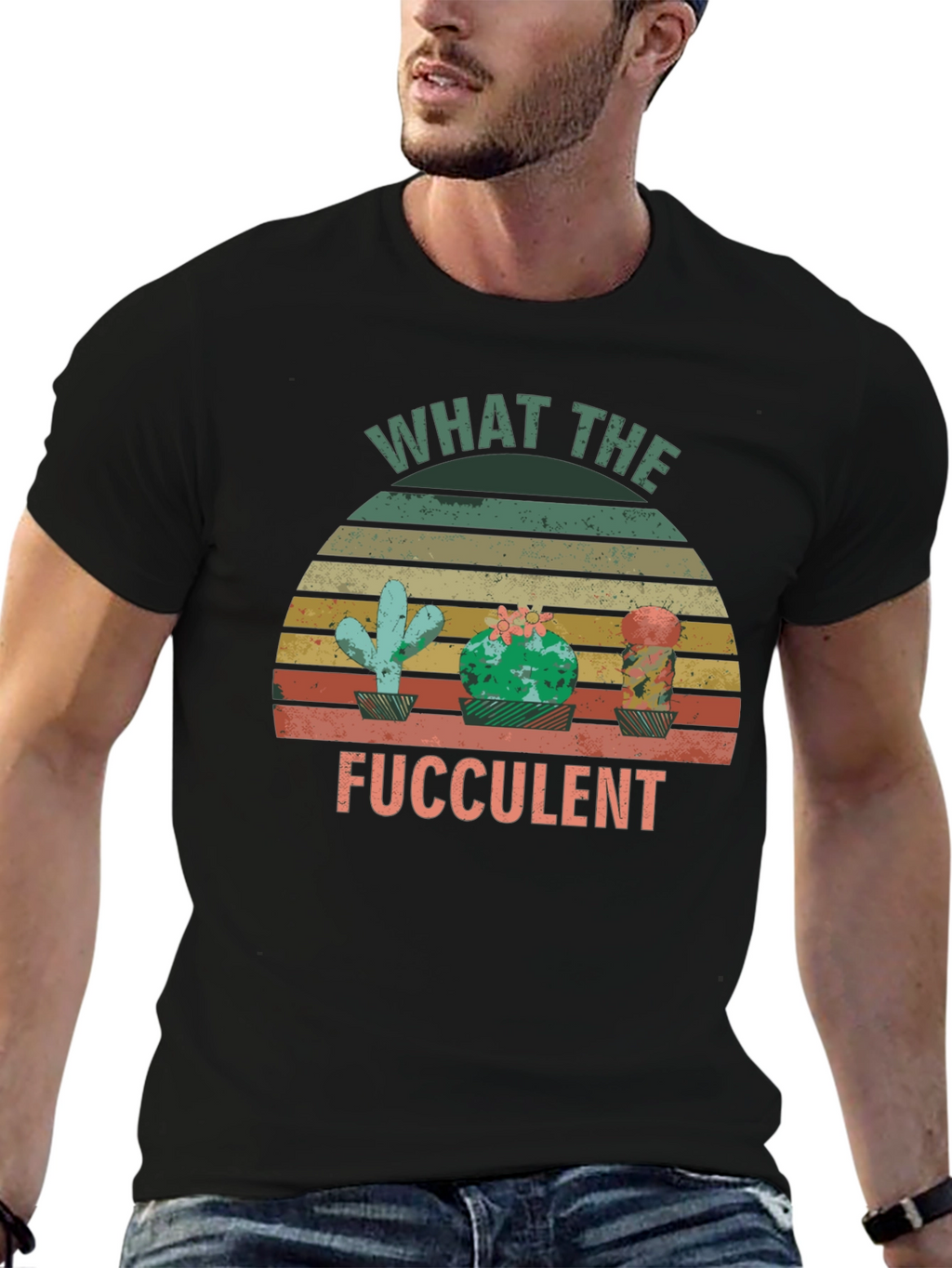What the Fucculent Cactus T-Shirt