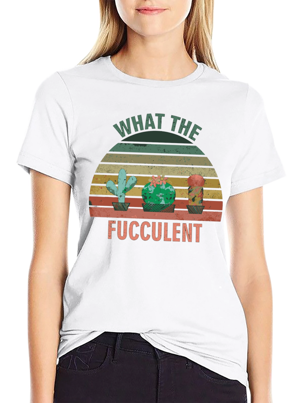 What the Fucculent Cactus T-Shirt