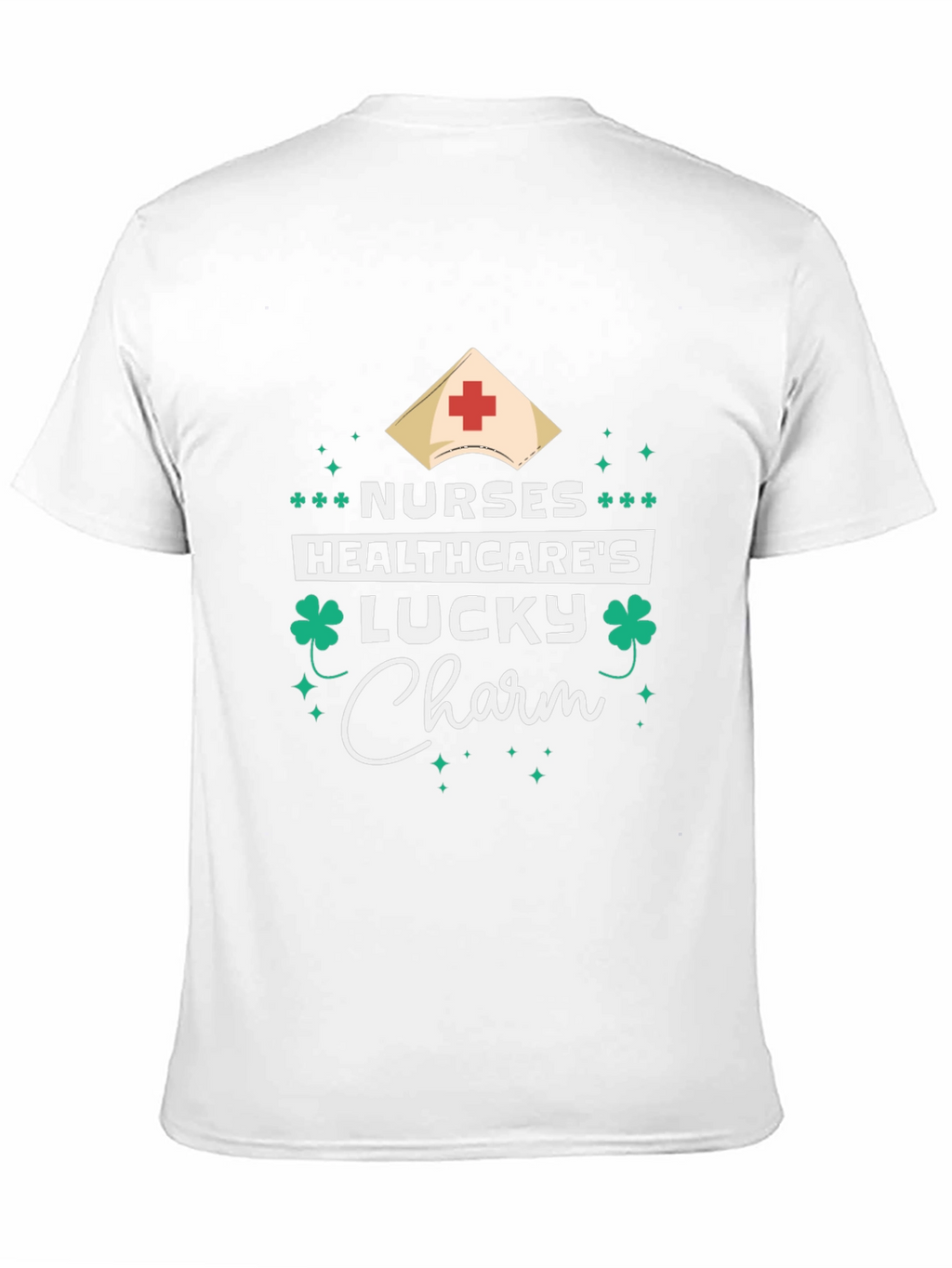 Nurses Healthcares Lucky Charm Black T-Shirt