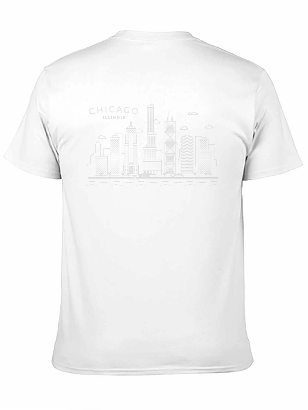 Chicago Skyline T-Shirt - Cityscape Graphic Tee