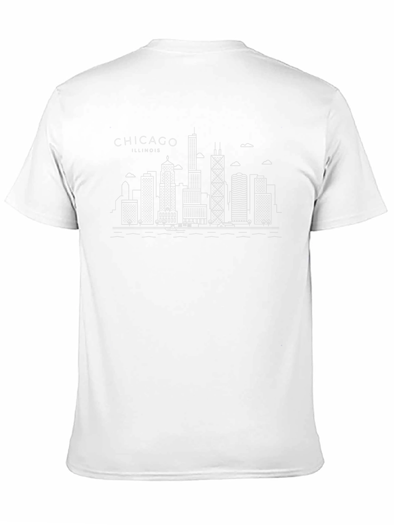 Chicago Skyline T-Shirt - Cityscape Graphic Tee