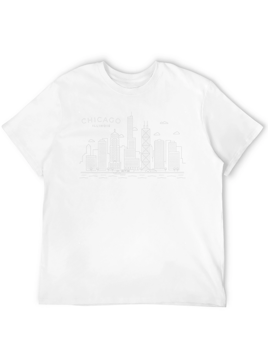 Chicago Skyline T-Shirt - Cityscape Graphic Tee