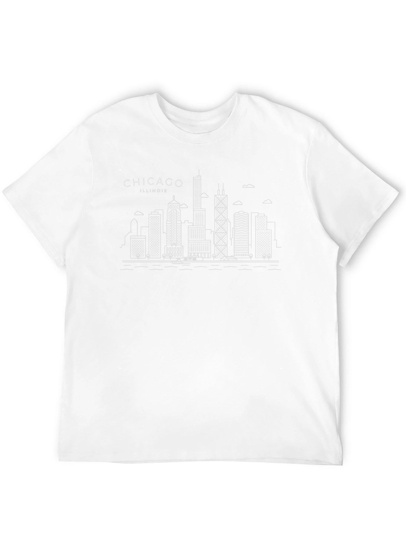 Chicago Skyline T-Shirt - Cityscape Graphic Tee