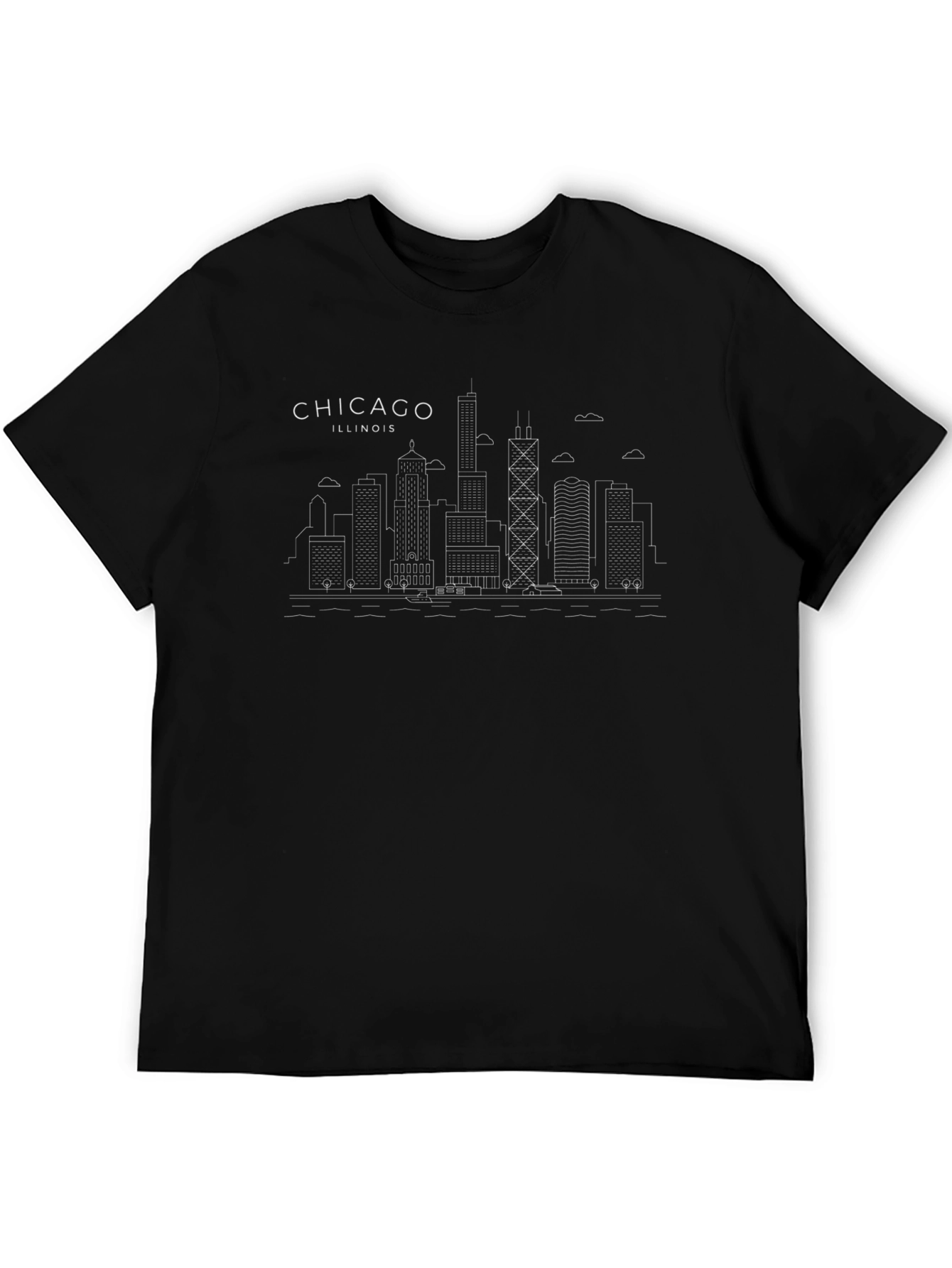 Chicago Skyline T-Shirt - Cityscape Graphic Tee