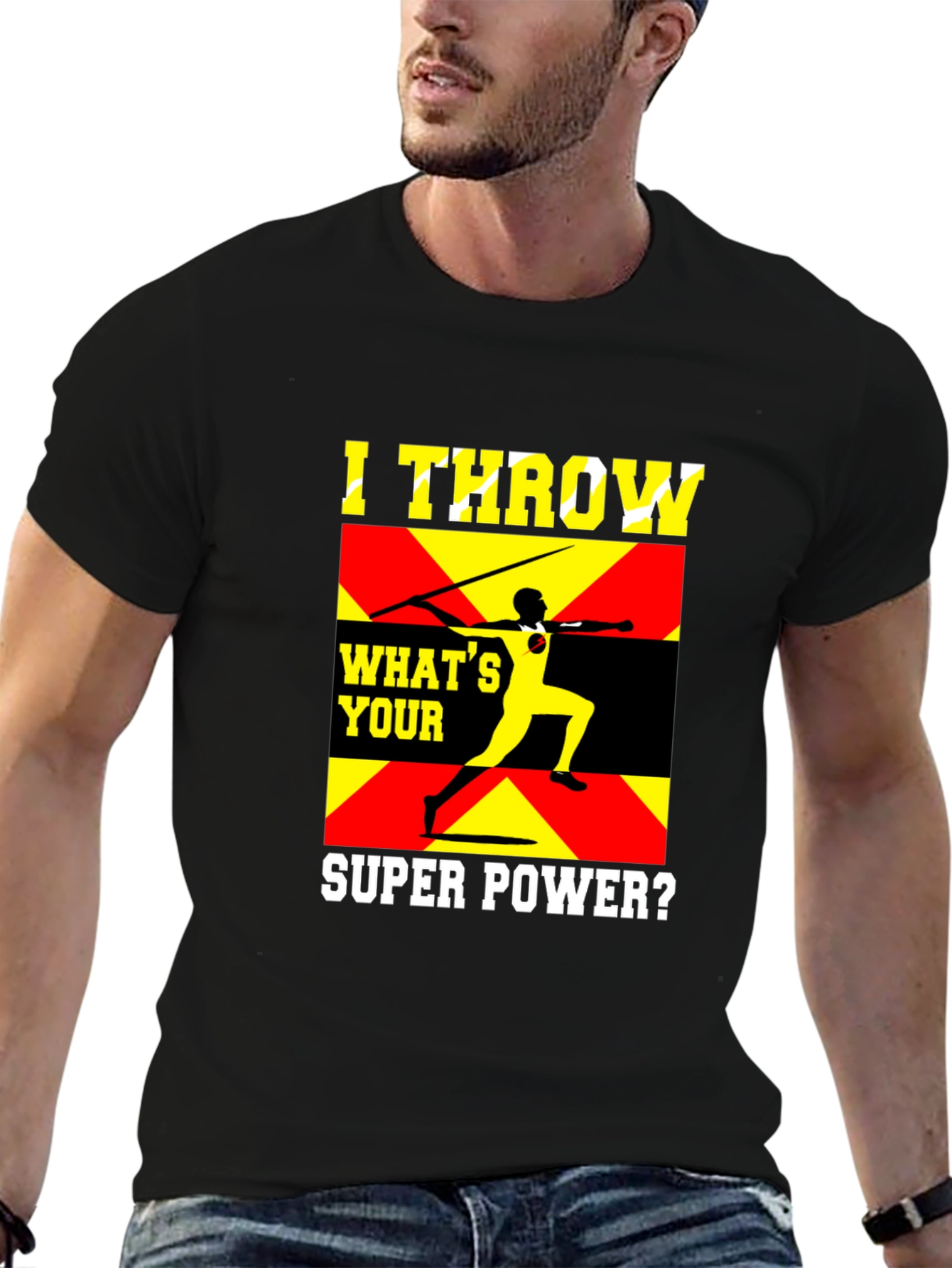 I Throw Javelin Super Power T-Shirt