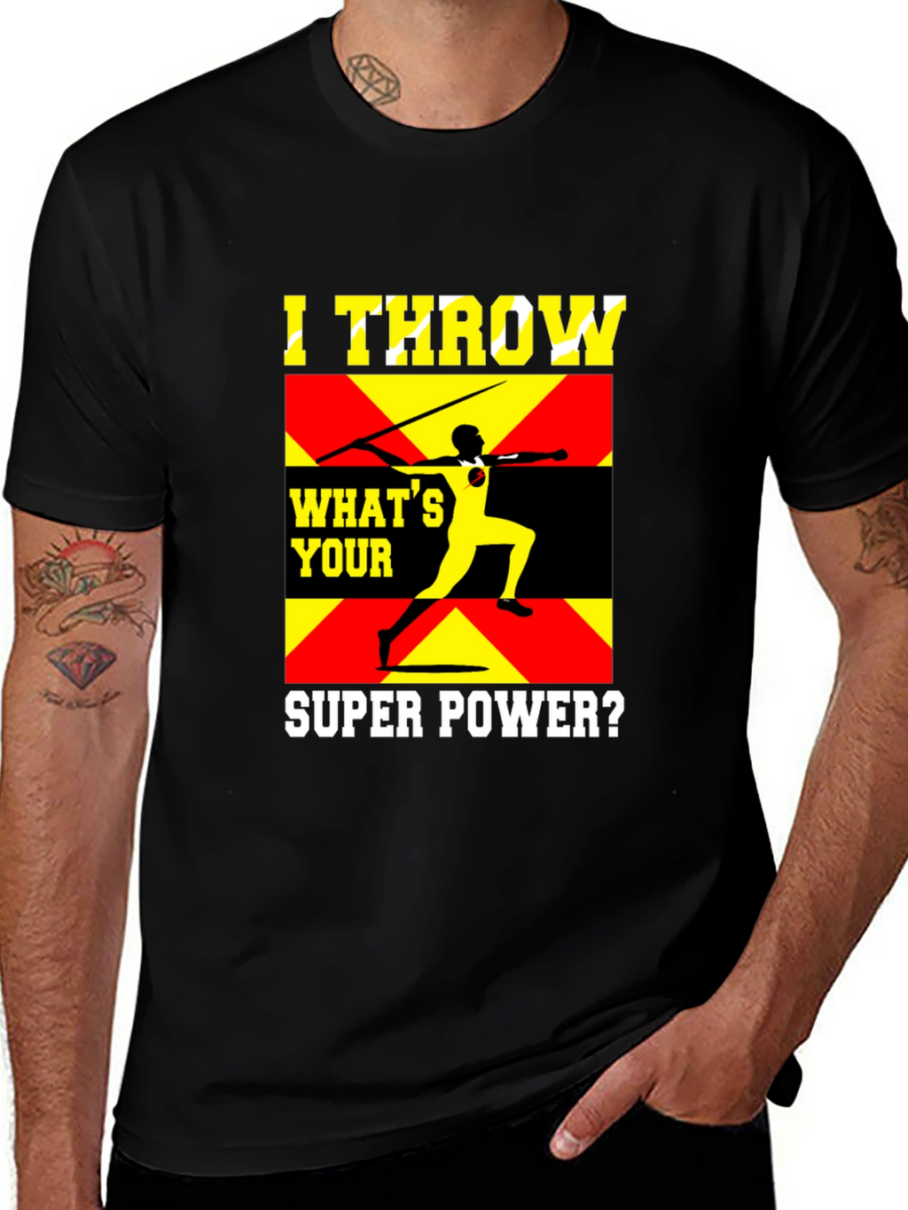 I Throw Javelin Super Power T-Shirt