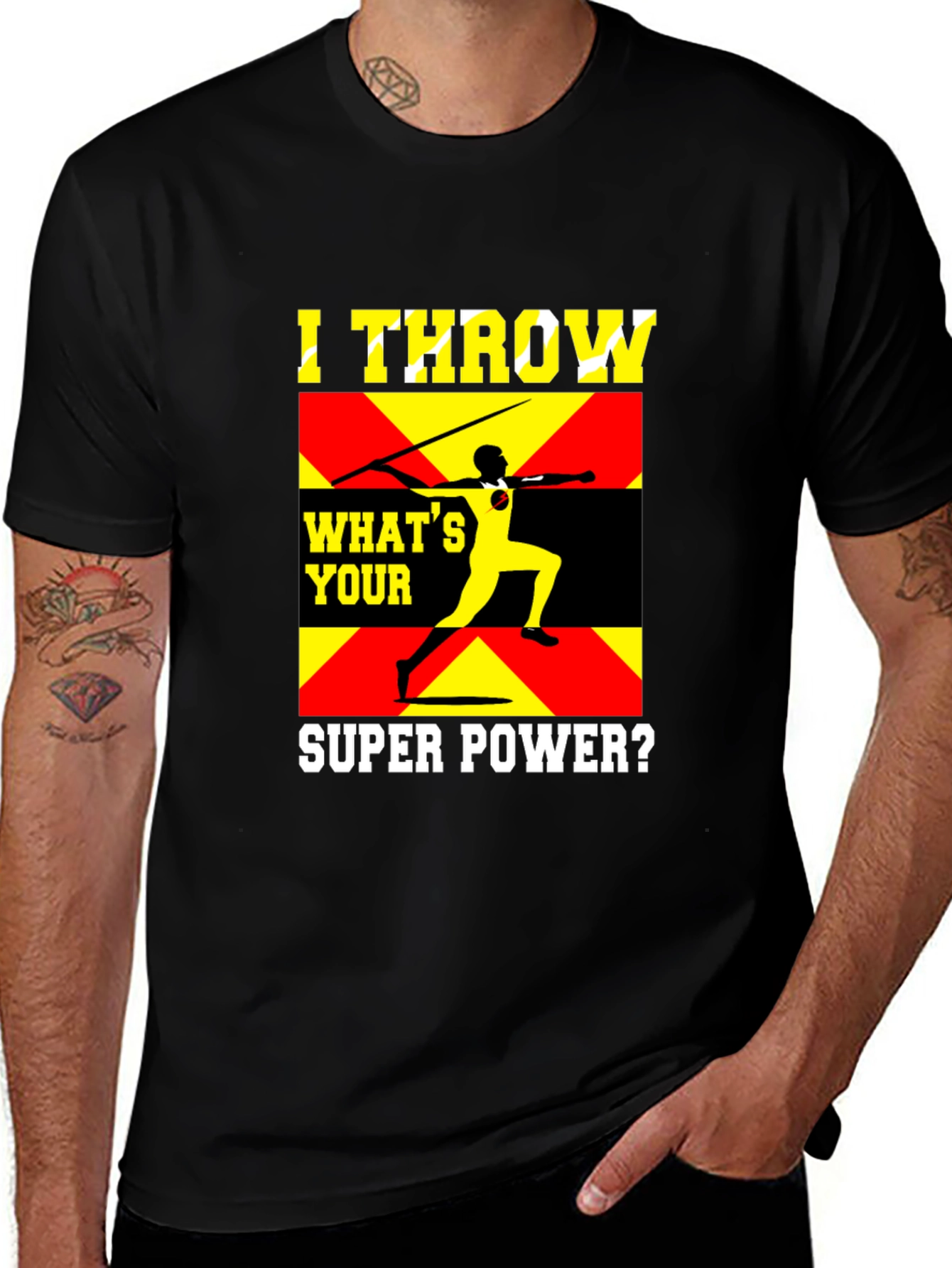 I Throw Javelin Super Power T-Shirt