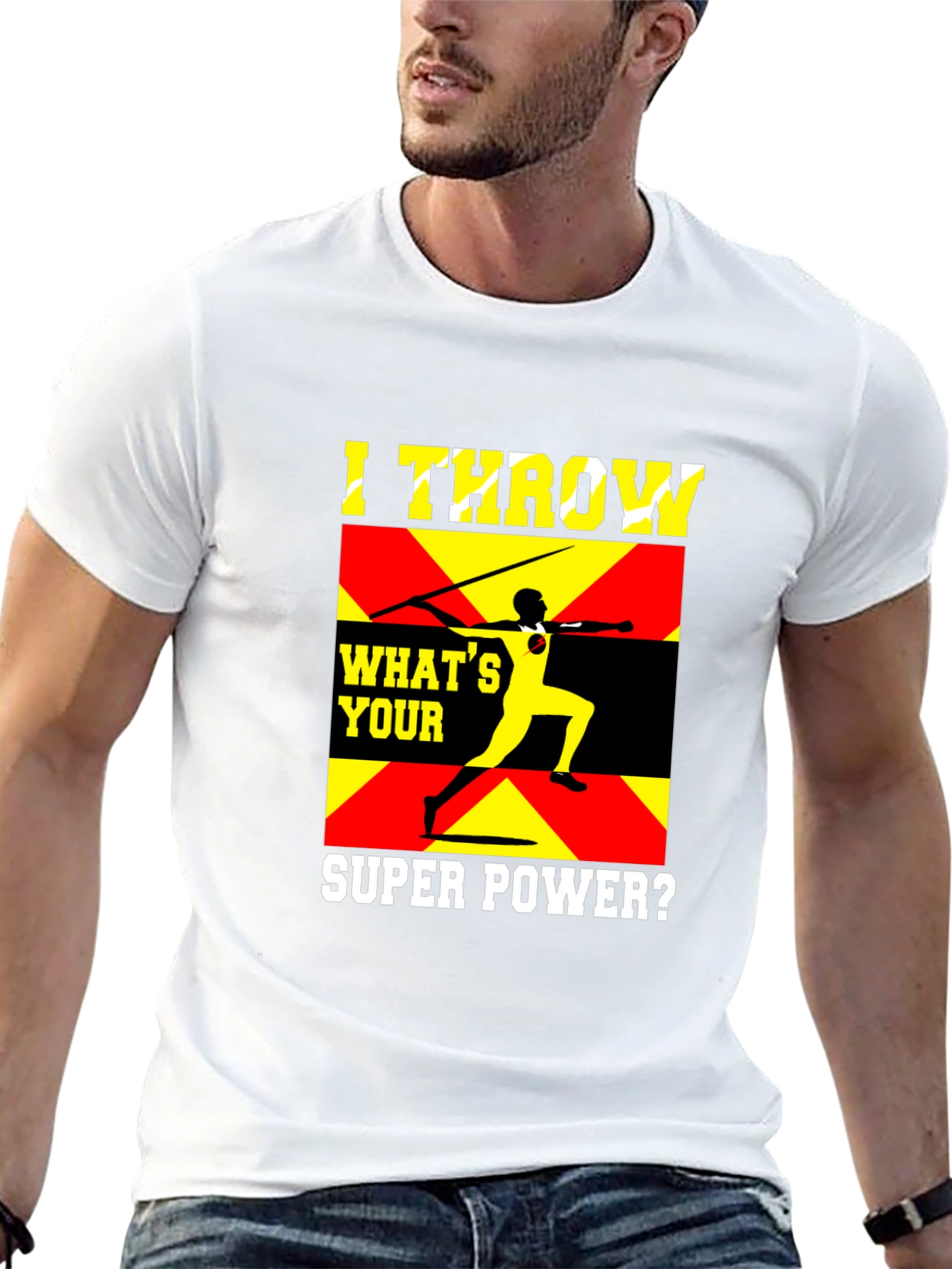 I Throw Javelin Super Power T-Shirt
