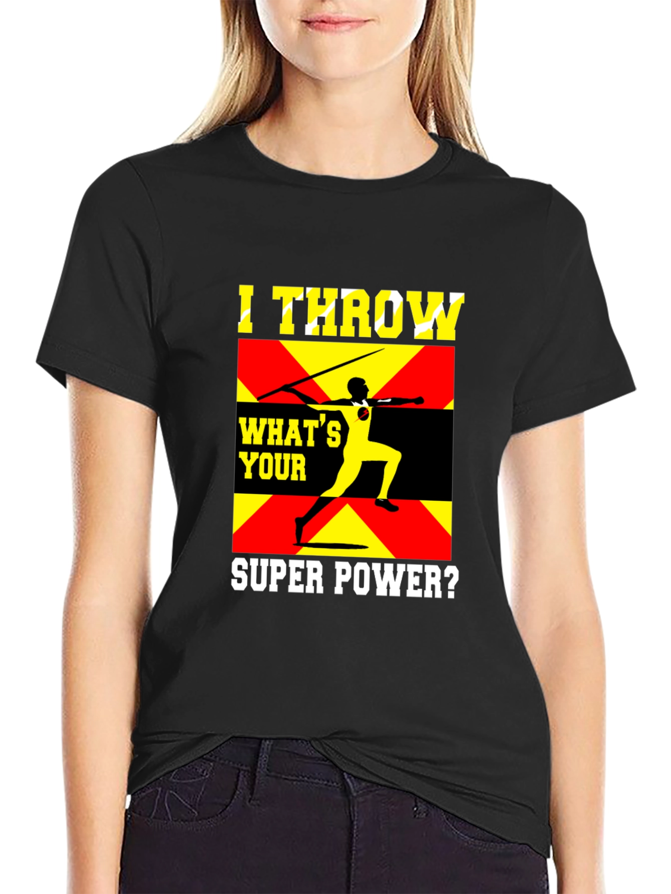 I Throw Javelin Super Power T-Shirt