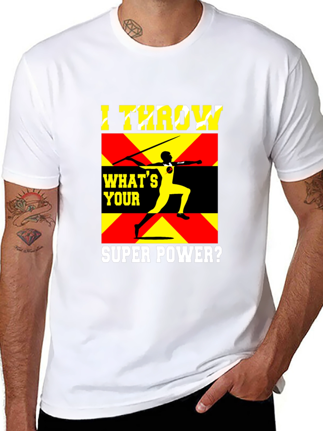 I Throw Javelin Super Power T-Shirt