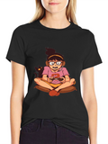 Gamer Girl T-Shirt - Black Cotton Graphic Tee