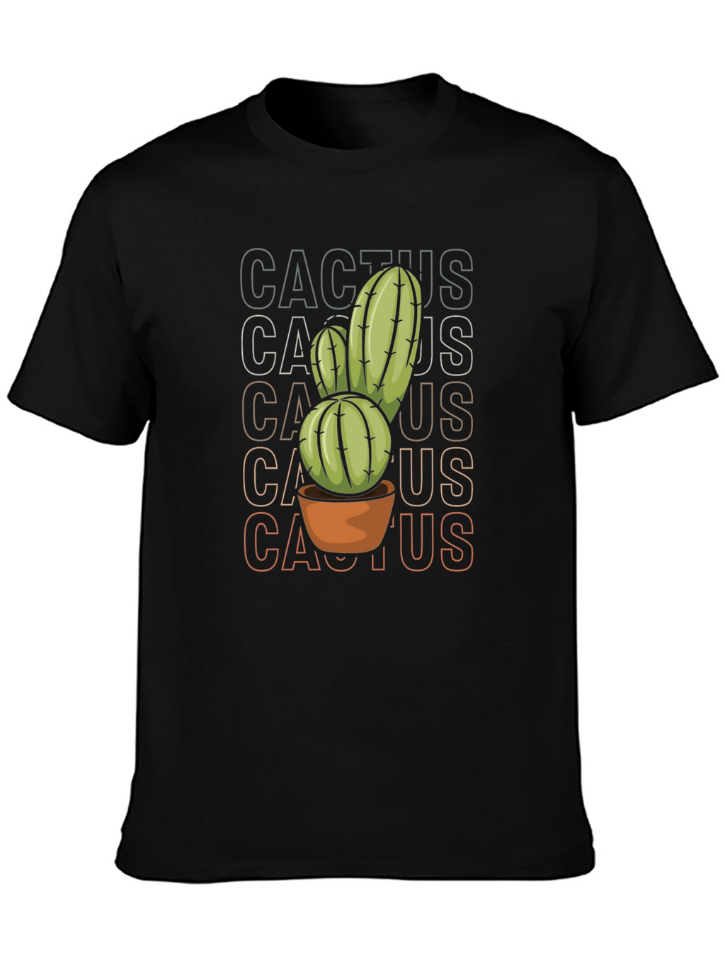 Cool Cactus Graphic Tee - Trendy Plant Lover Shirt