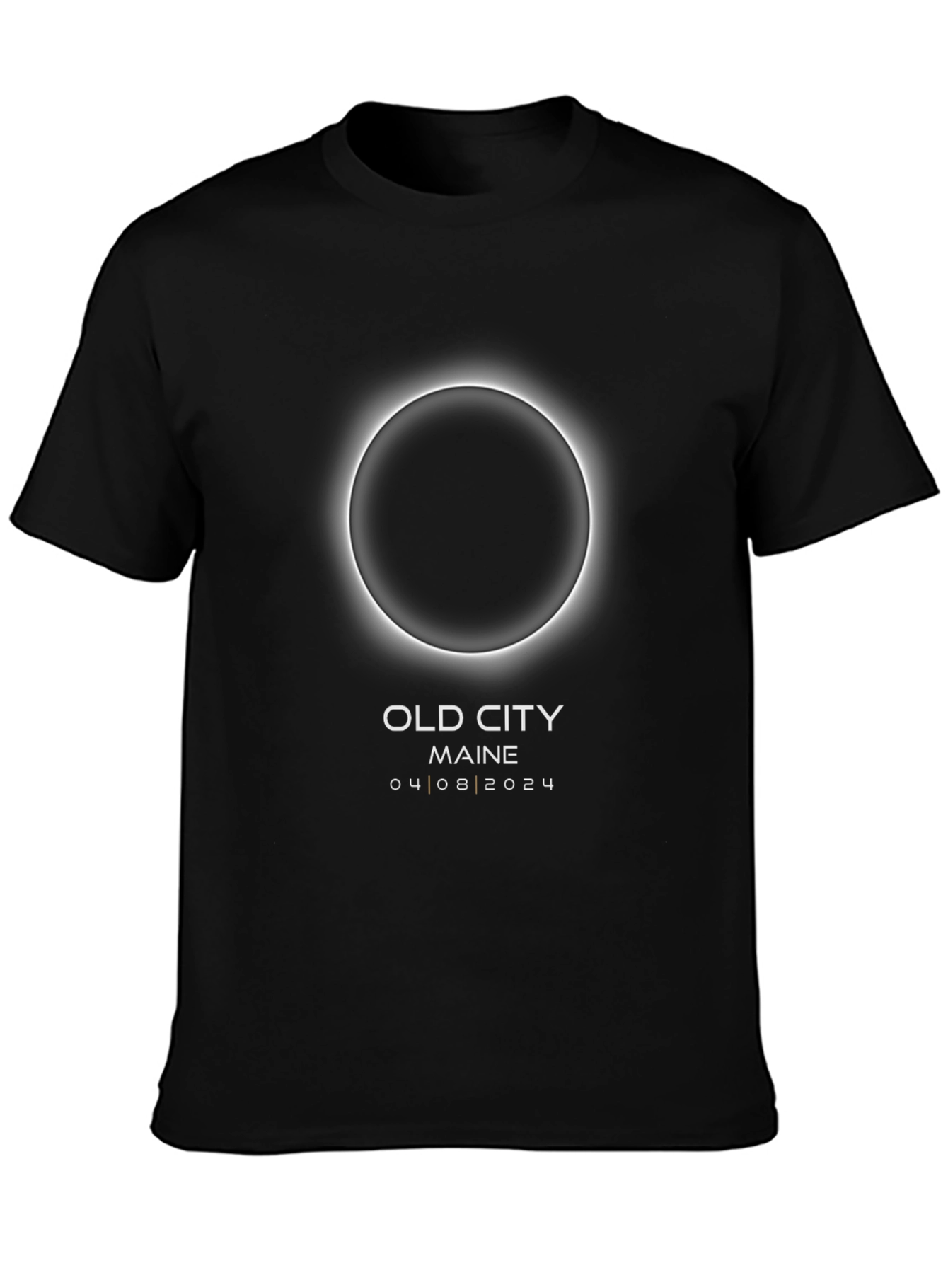 Old City Maine Eclipse 04/08/2024 T-Shirt
