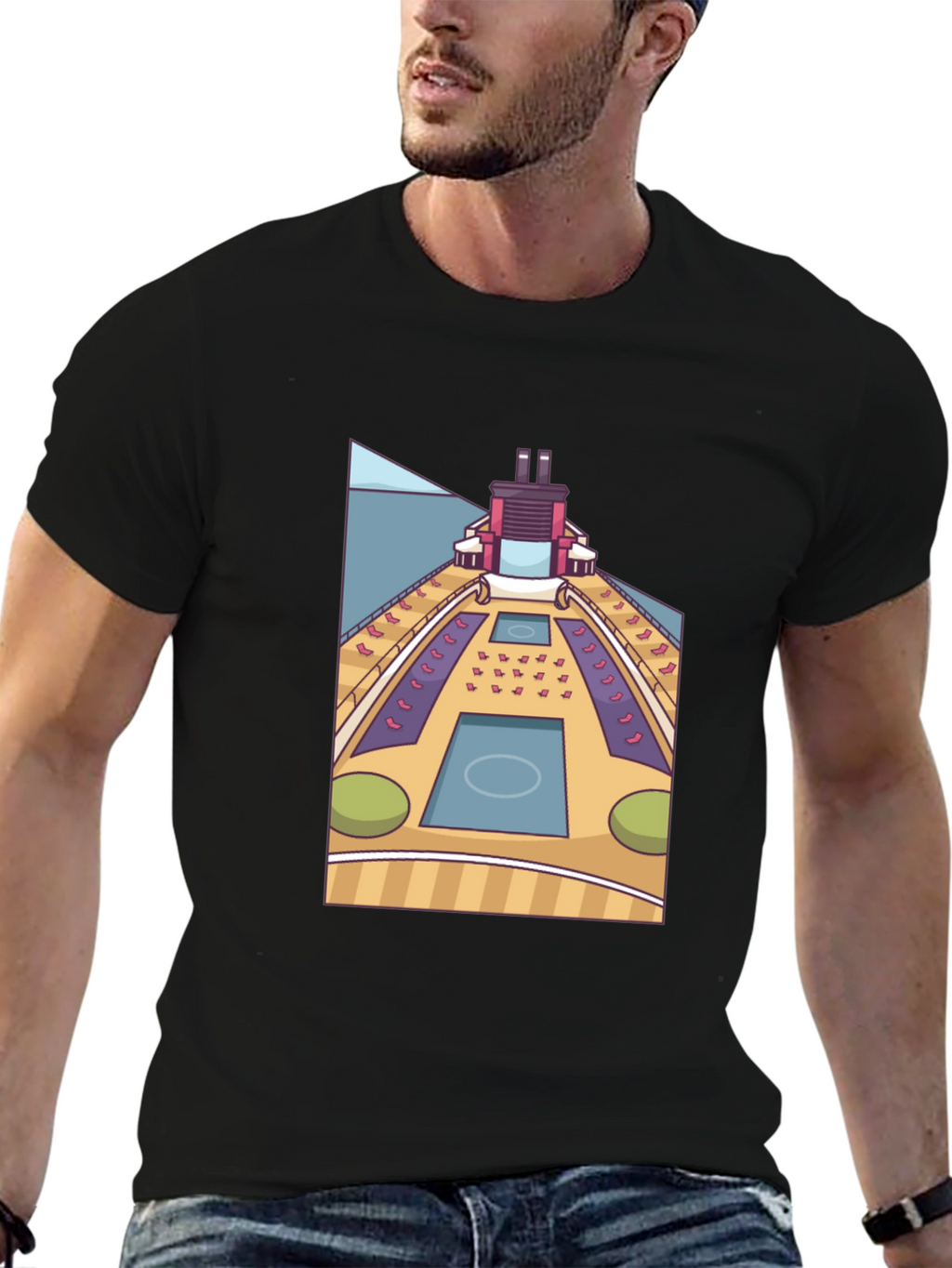 Cruise Ship Deck T-Shirt