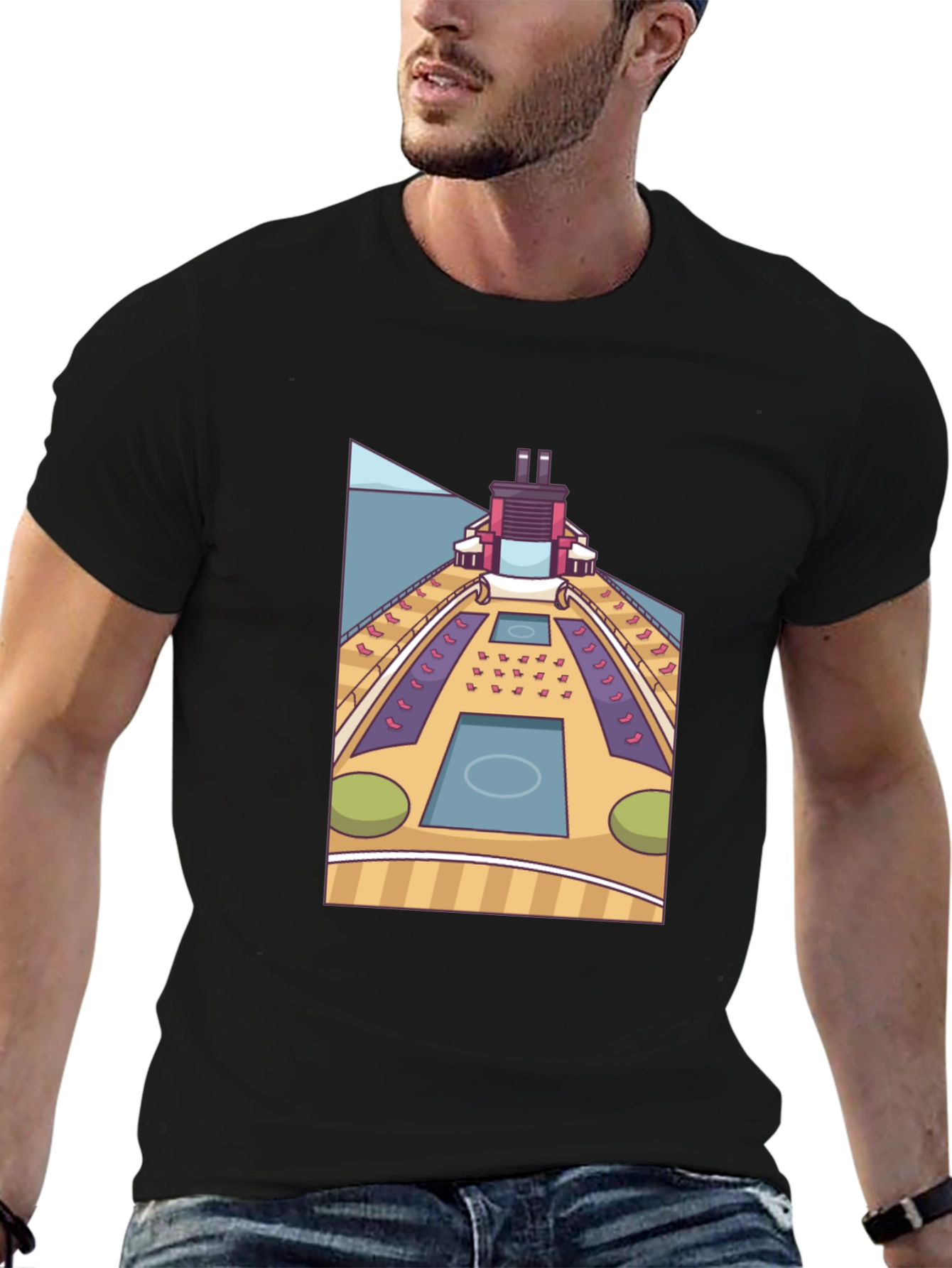Cruise Ship Deck T-Shirt