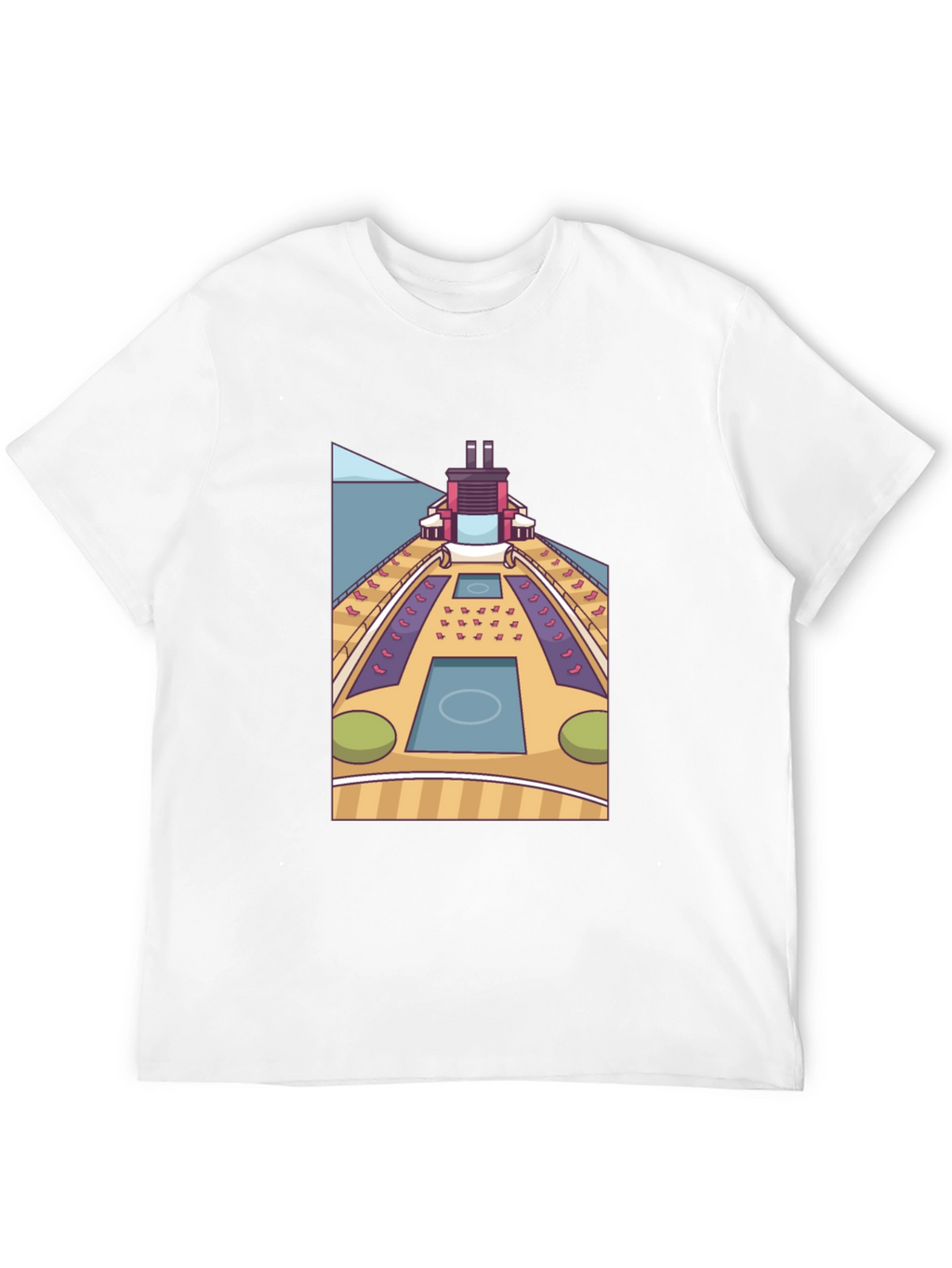 Cruise Ship Deck T-Shirt