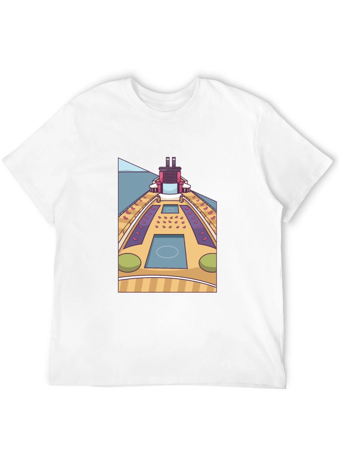 Cruise Ship Deck T-Shirt