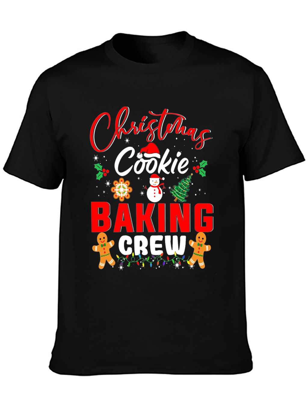 Christmas Cookie Baking Crew T-Shirt