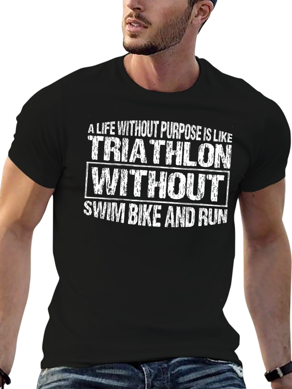 Triathlon Life Mens Graphic T-Shirt