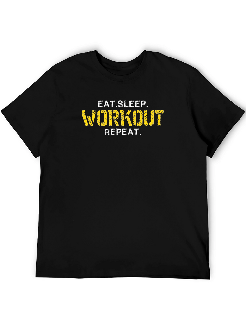 Eat Sleep Workout Repeat Graphic Tee