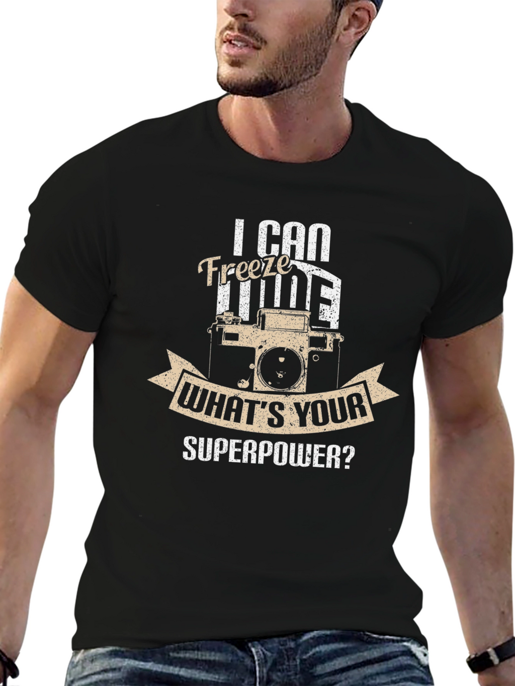 I Can Freeze Time T-Shirt - Photography Superpower Tee