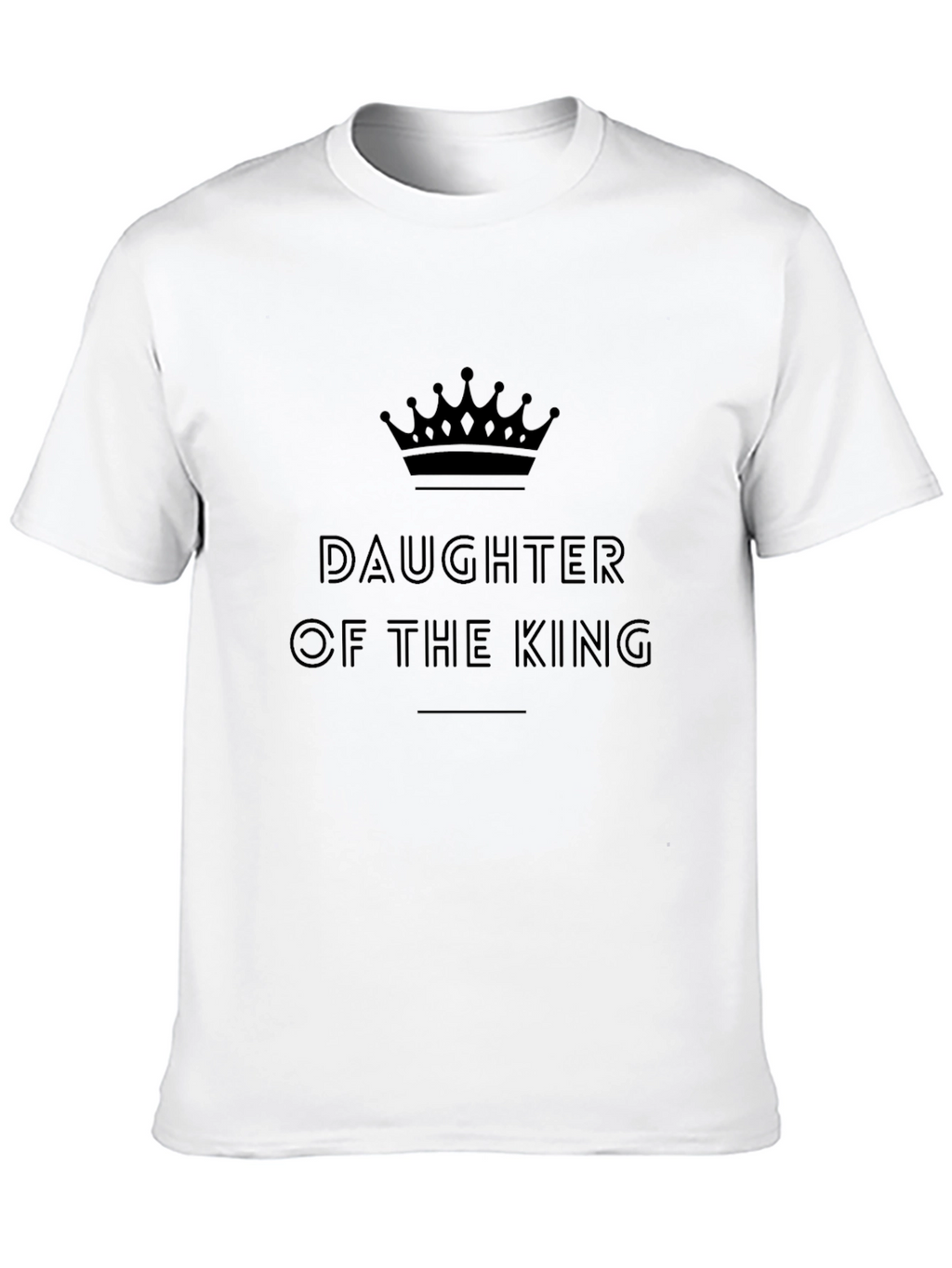 Daughter of the King Graphic Tee - Black