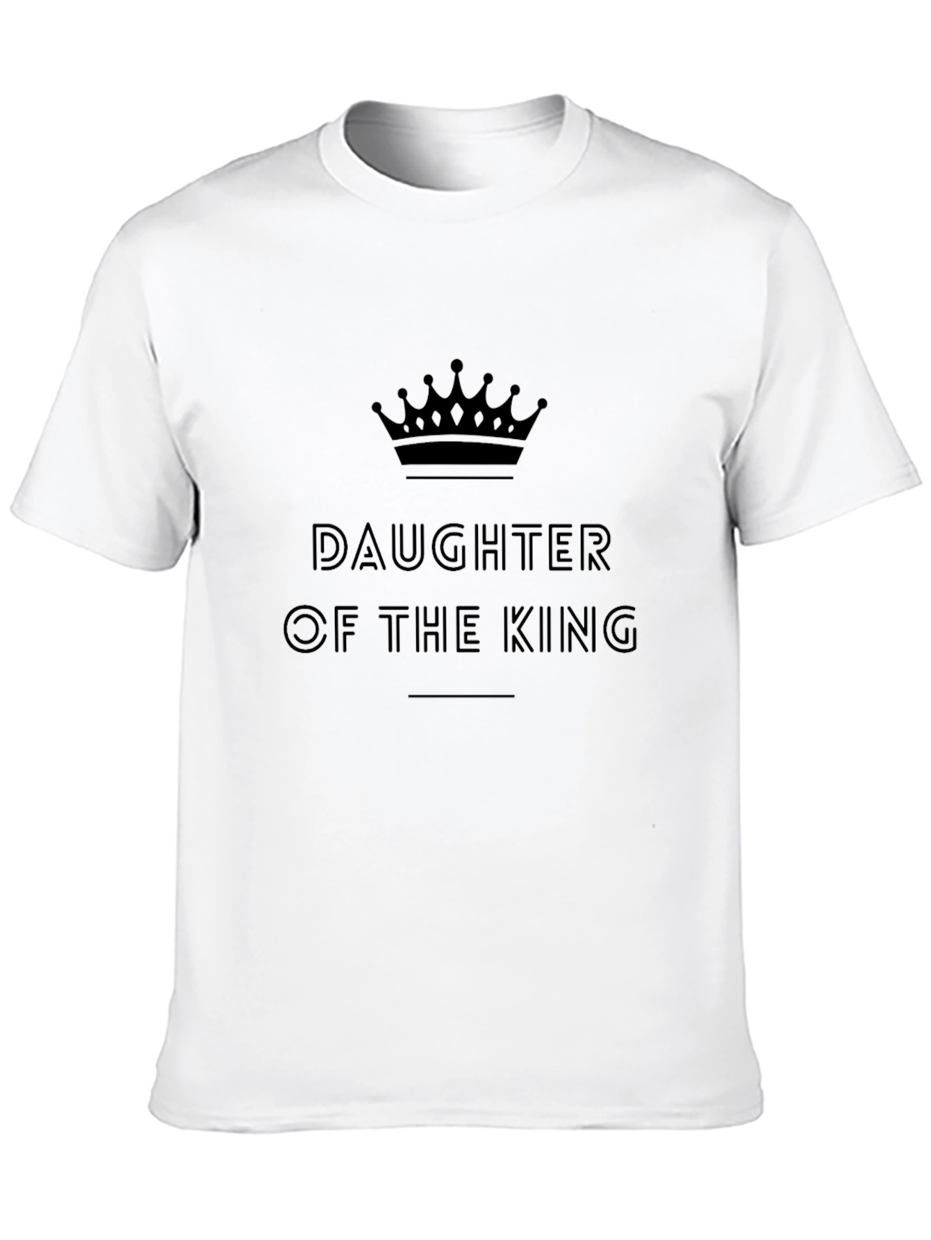 Daughter of the King Graphic Tee - Black