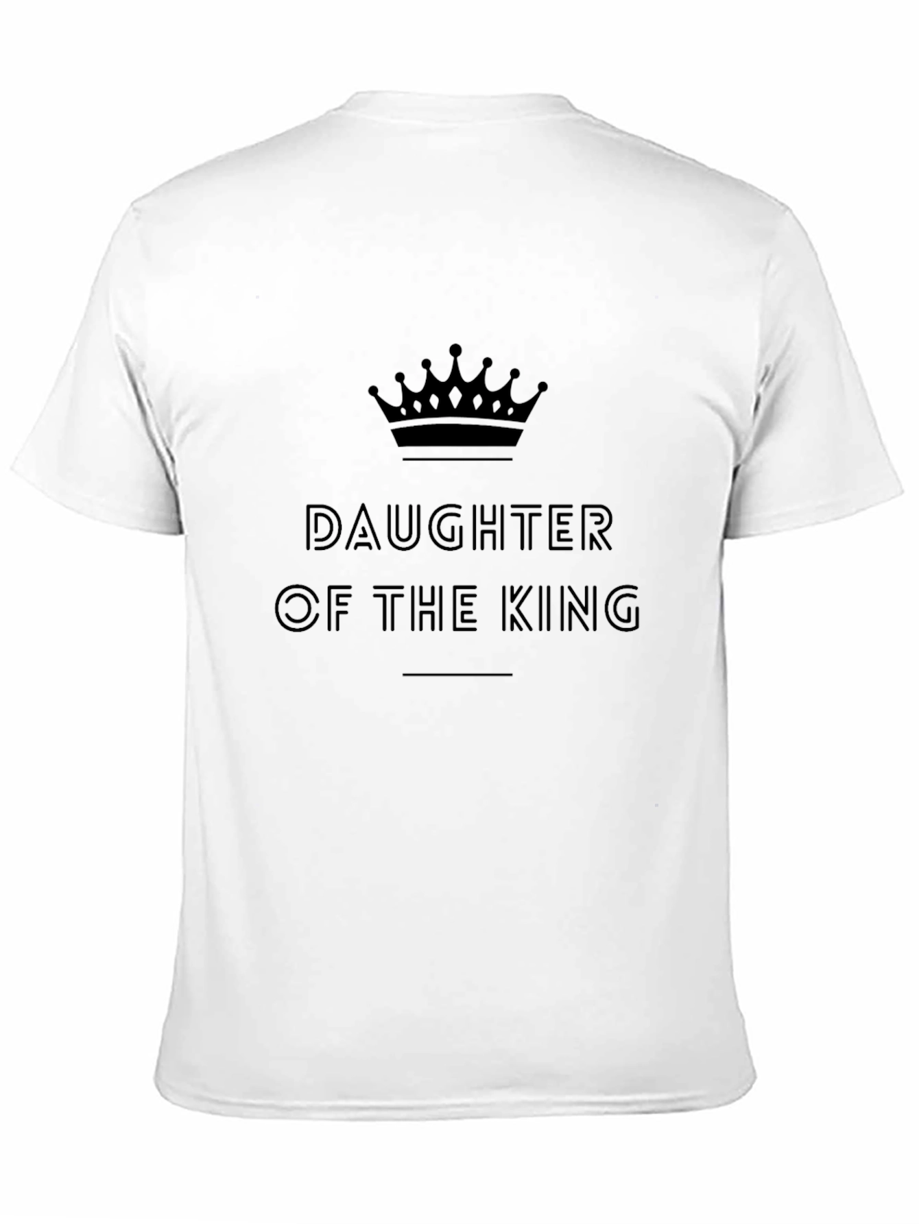 Daughter of the King Graphic Tee - Black