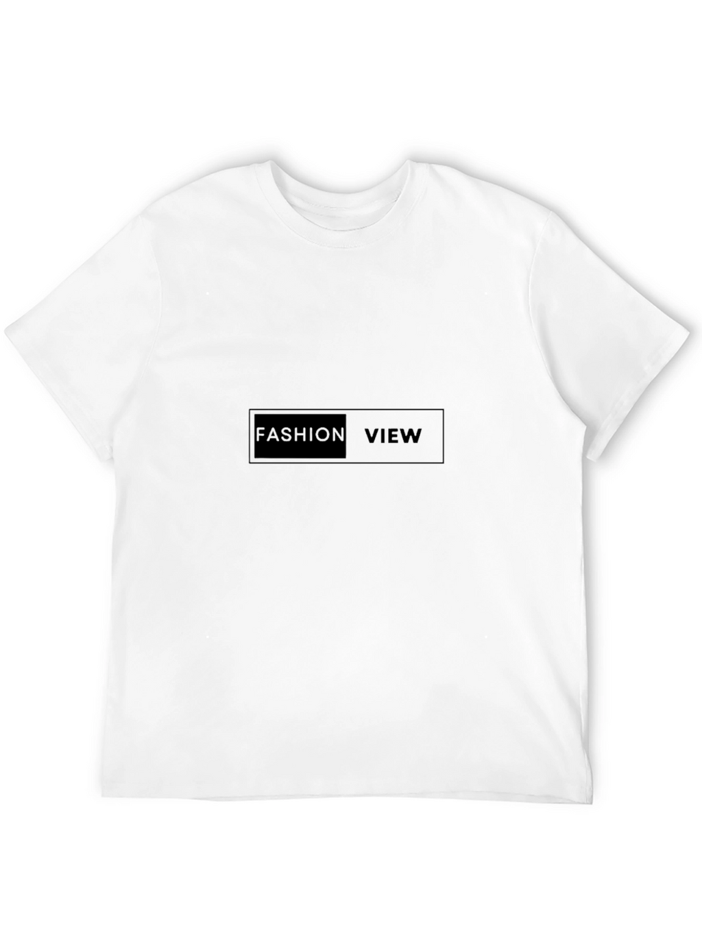Mens Black Fashion View Graphic Tee