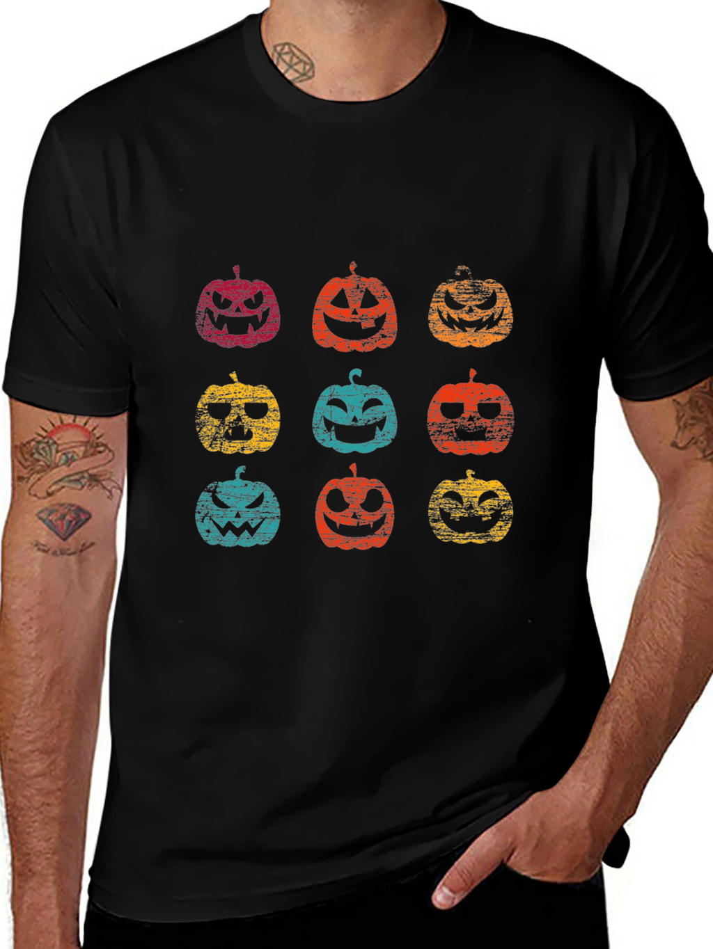 Spooky Jack-O-Lantern T-Shirt: Halloween Vibes