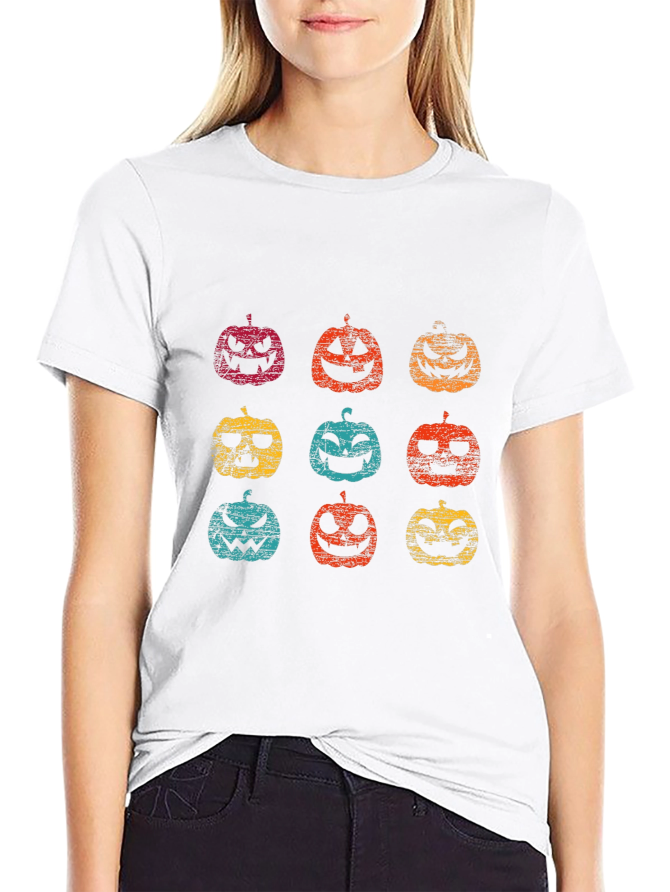 Spooky Jack-O-Lantern T-Shirt: Halloween Vibes
