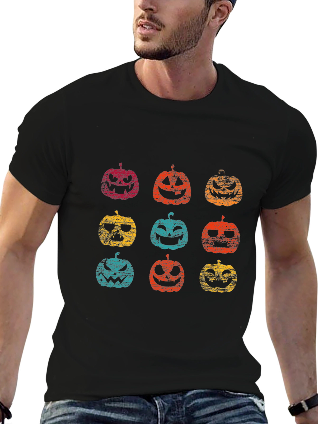 Spooky Jack-O-Lantern T-Shirt: Halloween Vibes