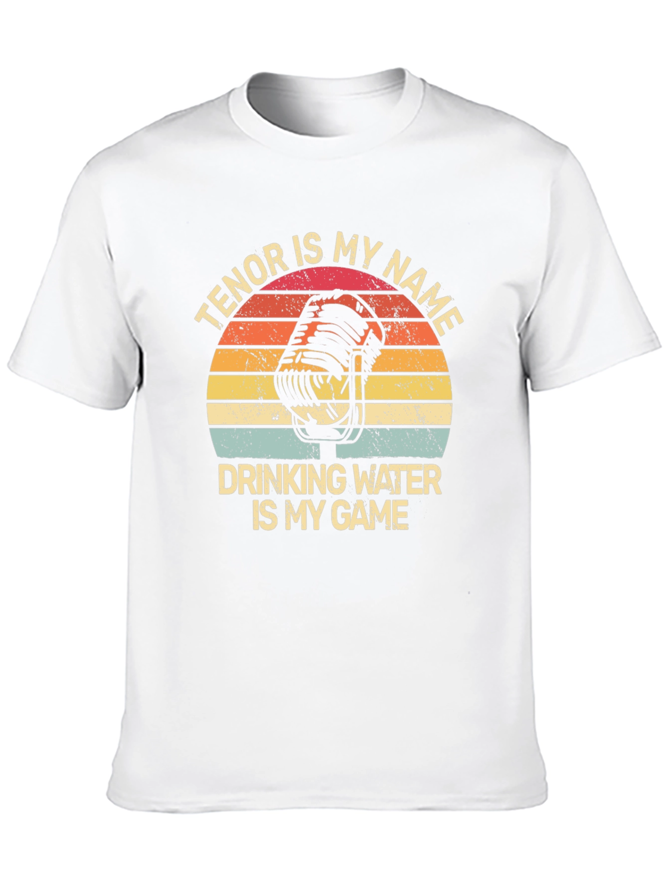 Tenor Singers Retro Microphone T-Shirt