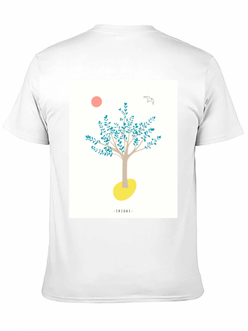 Ikigai Tree Graphic Black T-Shirt