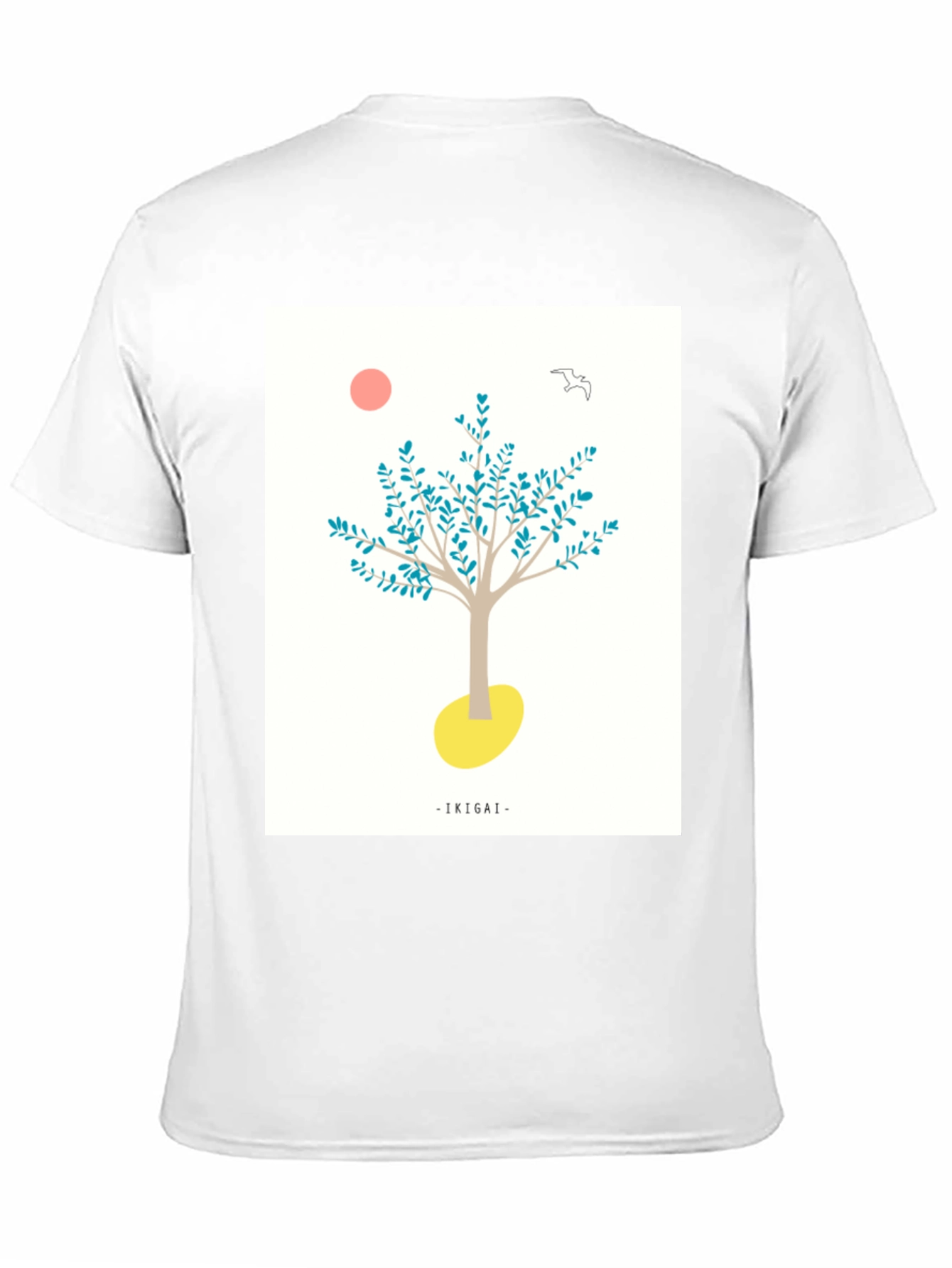Ikigai Tree Graphic Black T-Shirt