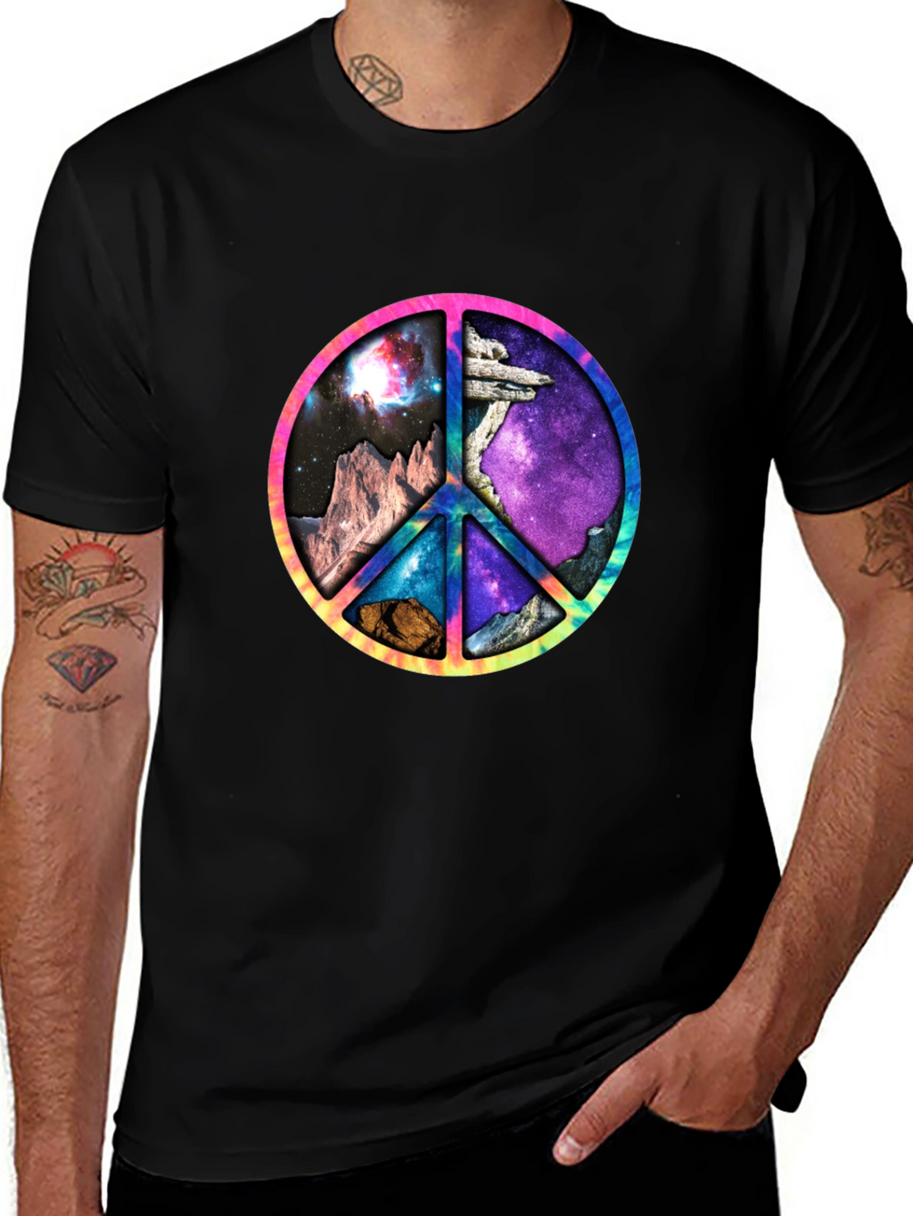 Peace Sign Nature T-Shirt