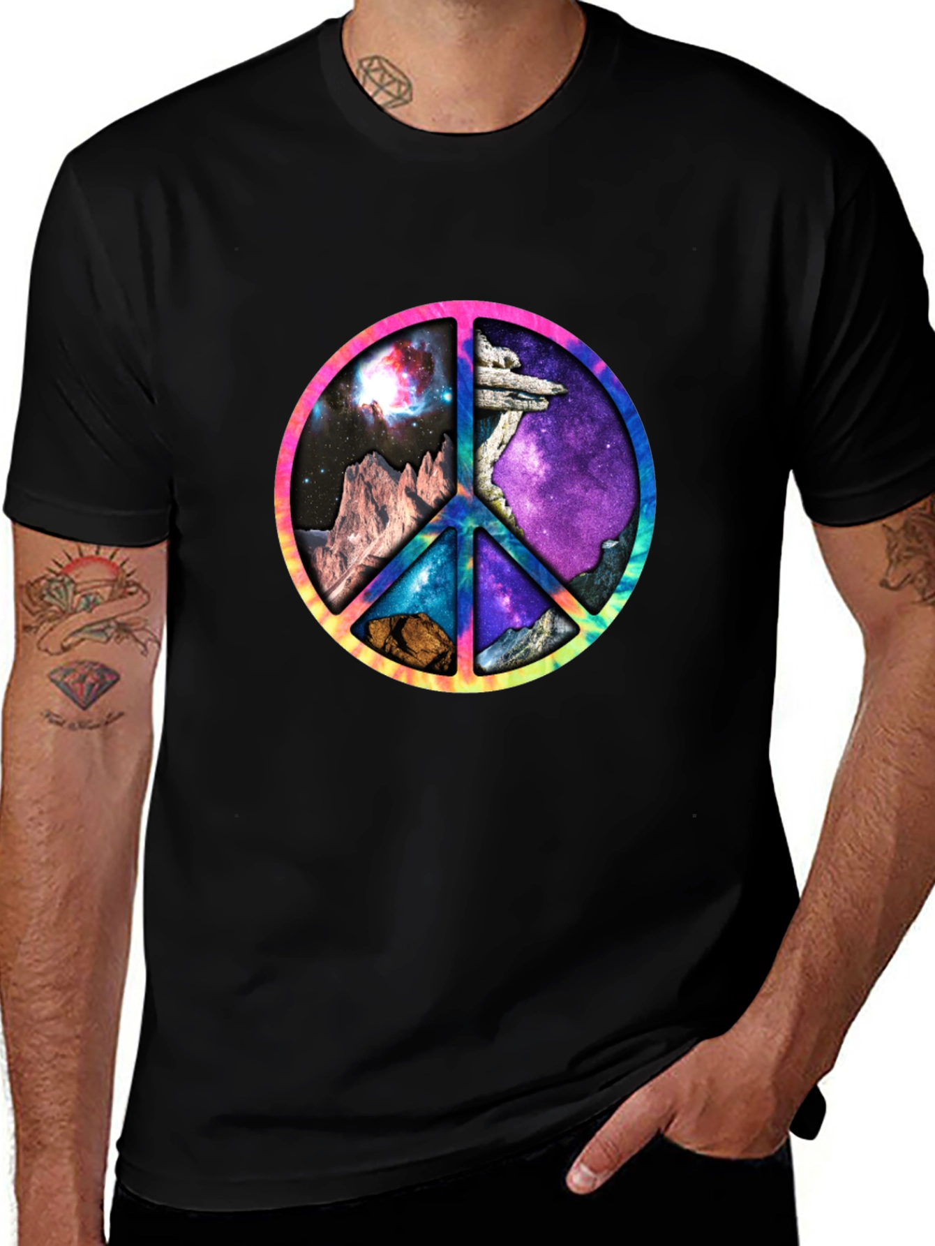 Peace Sign Nature T-Shirt