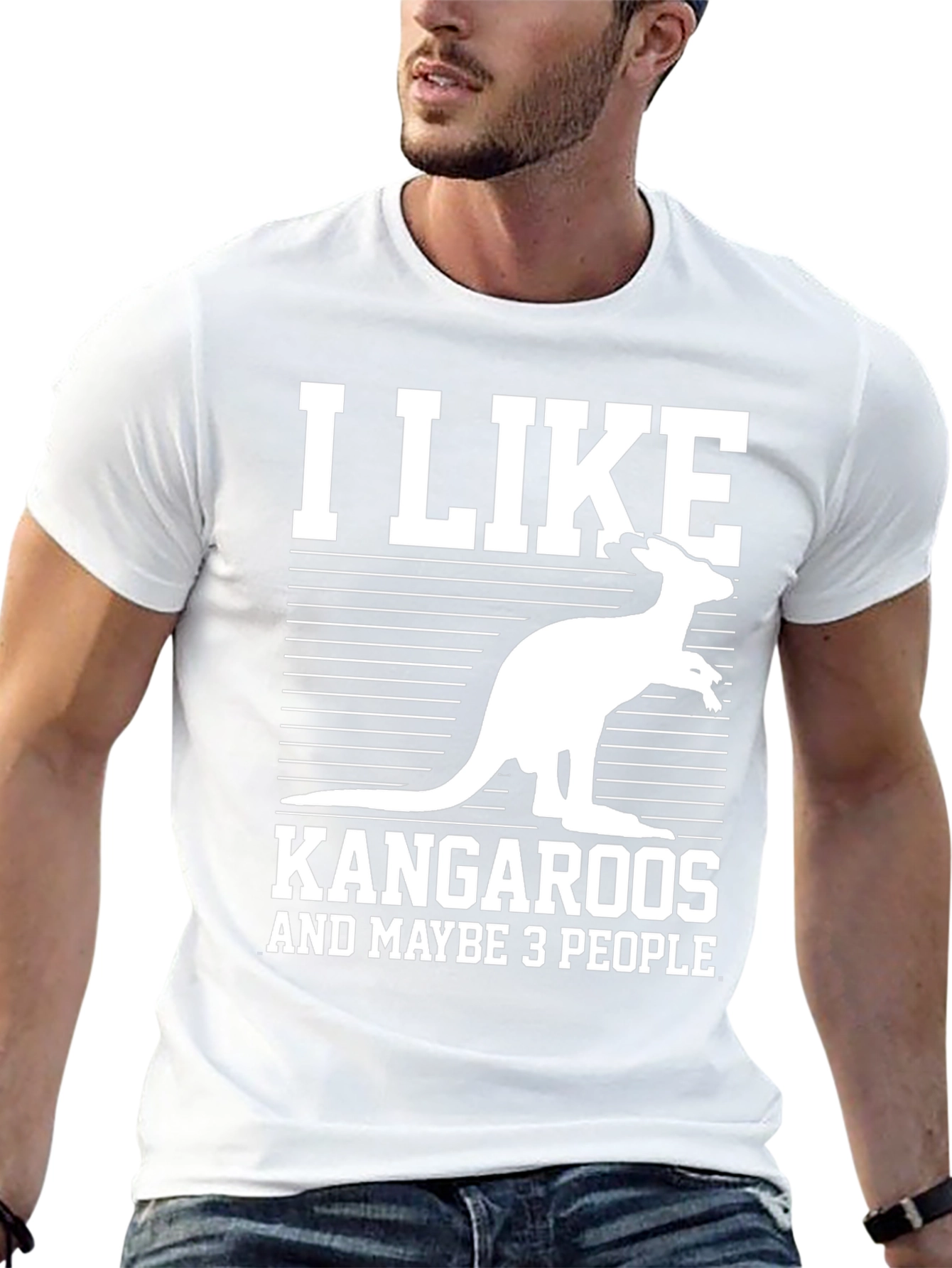 I Like Kangaroos and Maybe 3 People T-Shirt