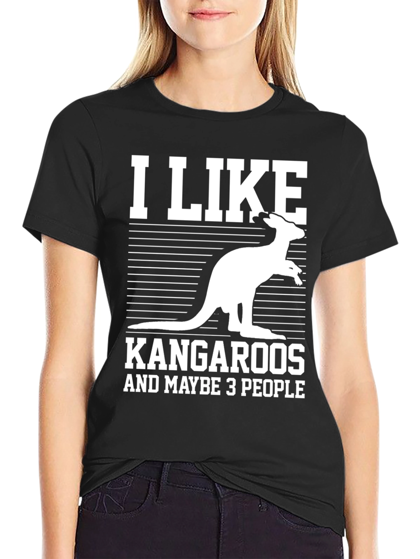 I Like Kangaroos and Maybe 3 People T-Shirt