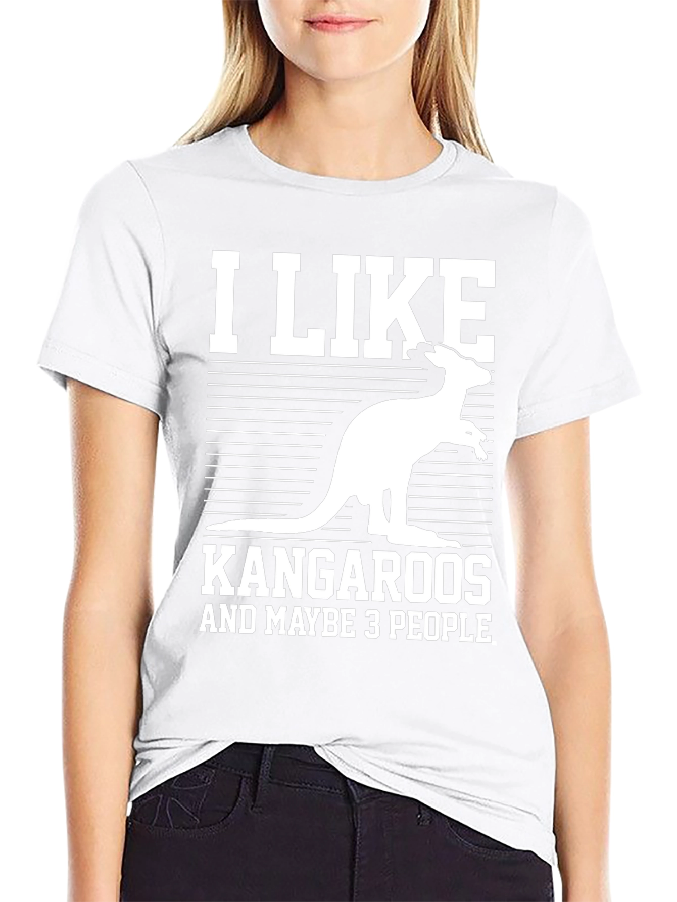 I Like Kangaroos and Maybe 3 People T-Shirt