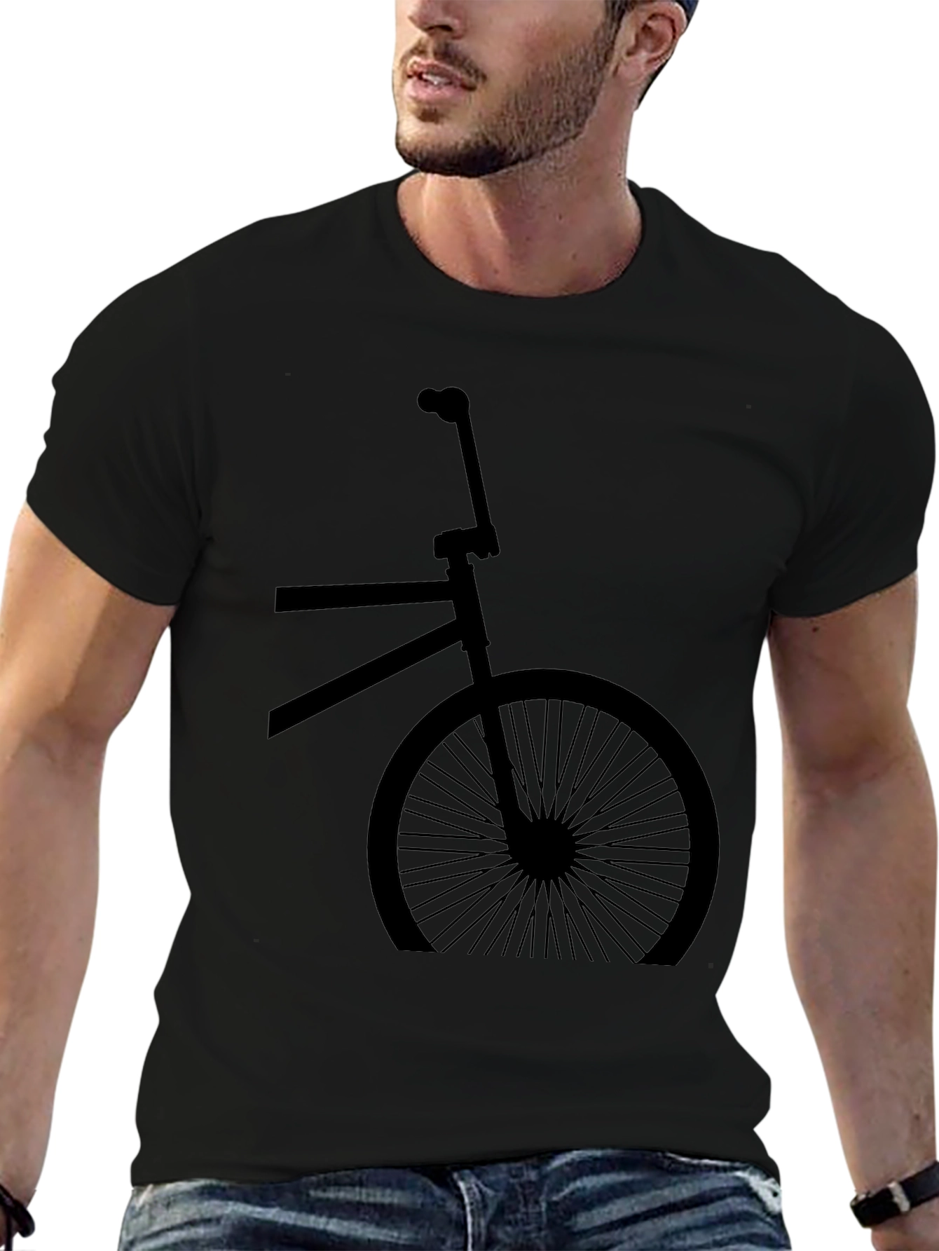 Black Bicycle Graphic Tee